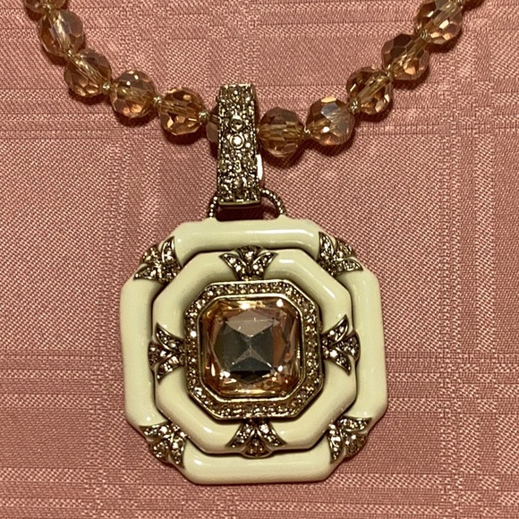 Heidi Daus Necklace Earring Set.  Pierced Earrings. - Picture 6 of 16